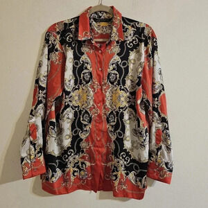 Zara Button Front Blouse